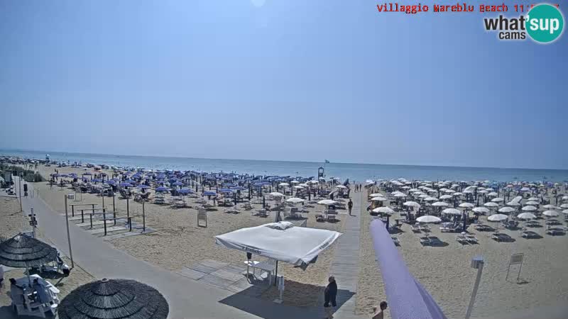 Der Strand Villaggio Mare Blu webcam Bibione Pineda – Italien