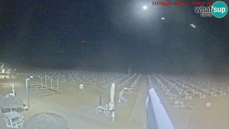 Webcam en direct de la plage Villaggio Mare Blu Bibione Pineda – Italie