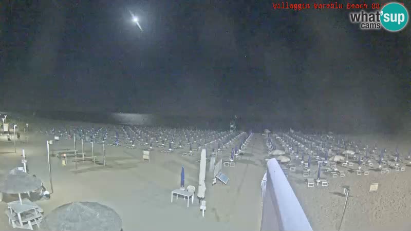 Webcam en direct de la plage Villaggio Mare Blu Bibione Pineda – Italie