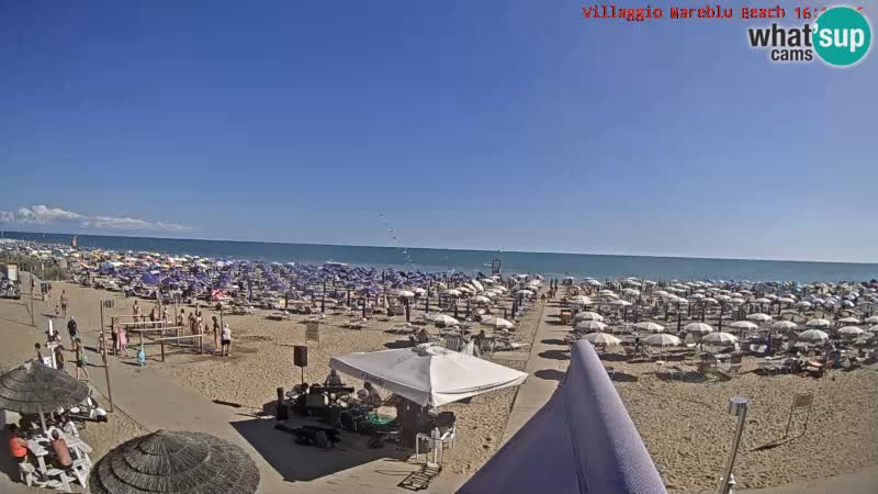 Der Strand Villaggio Mare Blu webcam Bibione Pineda – Italien