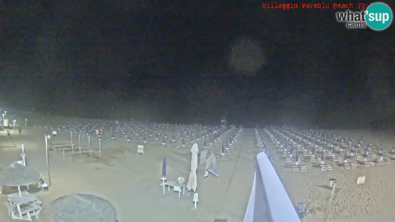 Spiaggia Webcam Villaggio Mare Blu Bibione Pineda