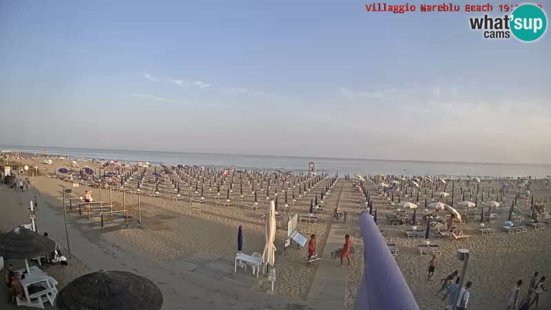Der Strand Villaggio Mare Blu webcam Bibione Pineda – Italien