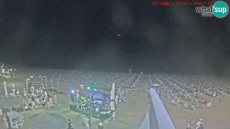 Spiaggia Webcam Villaggio Mare Blu Bibione Pineda