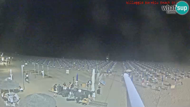 Playa webcam en vivo Villaggio Mare Blu Bibione Pineda – Italia