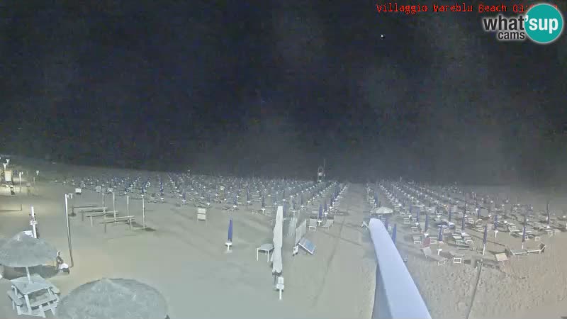 Playa webcam en vivo Villaggio Mare Blu Bibione Pineda – Italia