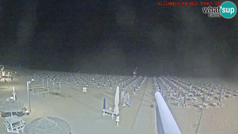 Spiaggia Webcam Villaggio Mare Blu Bibione Pineda