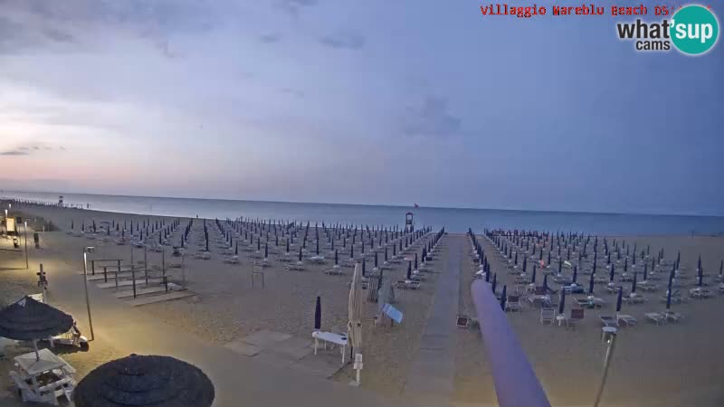 Der Strand Villaggio Mare Blu webcam Bibione Pineda – Italien