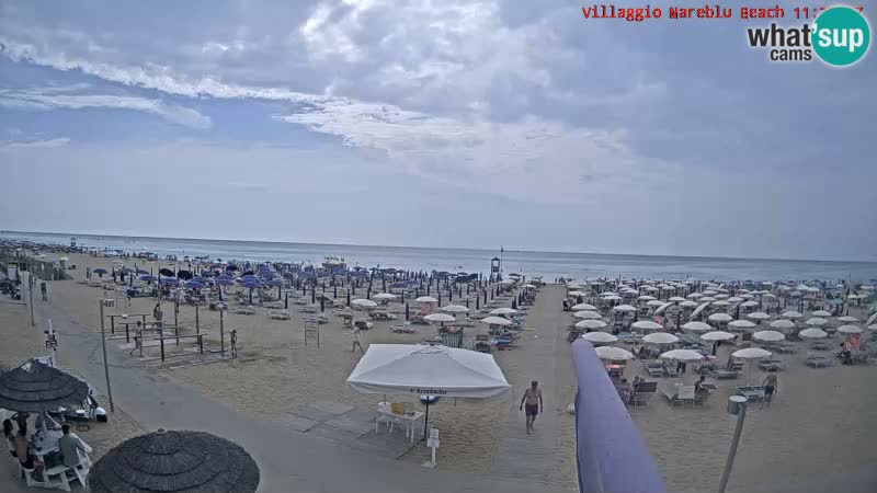 Der Strand Villaggio Mare Blu webcam Bibione Pineda – Italien