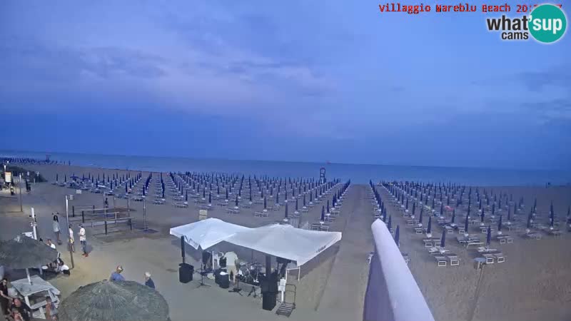 The beach Livecam Villaggio Mare Blu Bibione Pineda – Italy