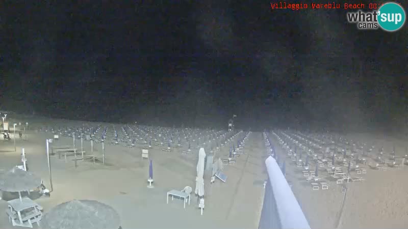 Spiaggia Webcam Villaggio Mare Blu Bibione Pineda