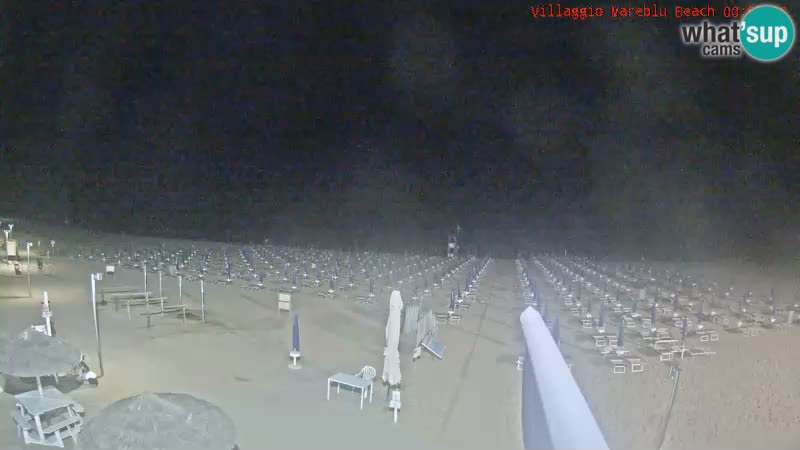 Webcam en direct de la plage Villaggio Mare Blu Bibione Pineda – Italie
