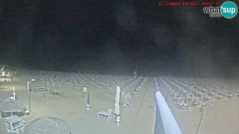 The beach Livecam Villaggio Mare Blu Bibione Pineda – Italy