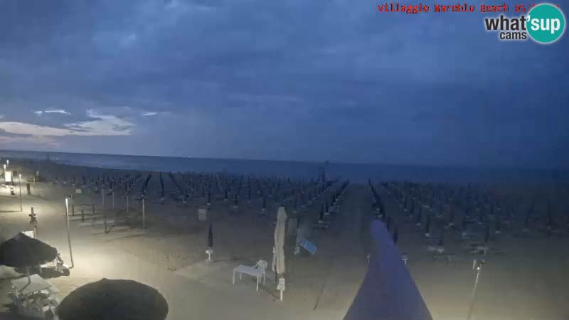The beach Livecam Villaggio Mare Blu Bibione Pineda – Italy