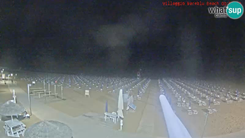 The beach Livecam Villaggio Mare Blu Bibione Pineda – Italy