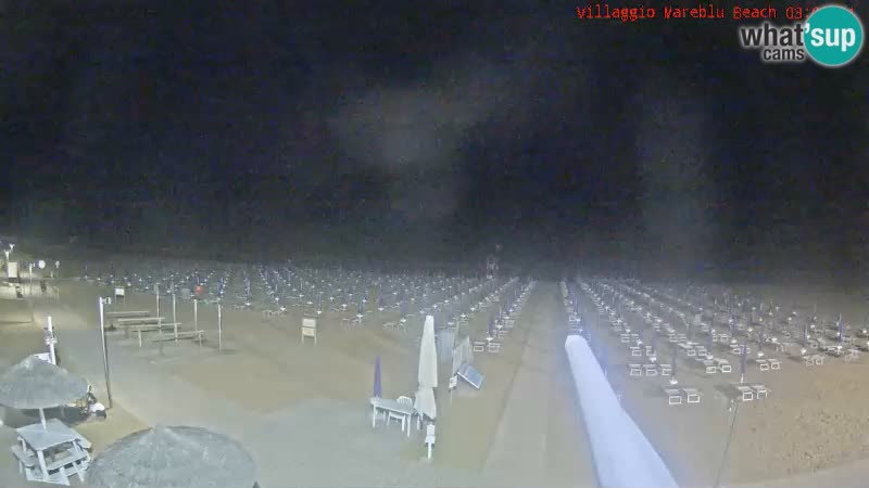 The beach Livecam Villaggio Mare Blu Bibione Pineda – Italy