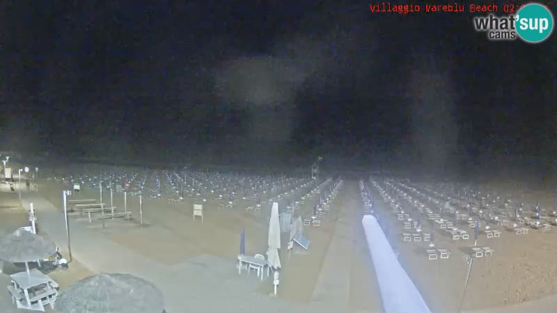 Spiaggia Webcam Villaggio Mare Blu Bibione Pineda