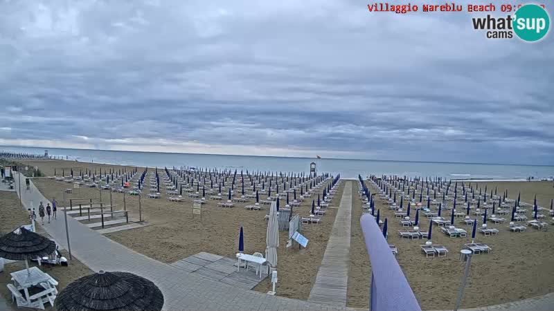 Der Strand Villaggio Mare Blu webcam Bibione Pineda – Italien