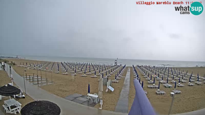Der Strand Villaggio Mare Blu webcam Bibione Pineda – Italien