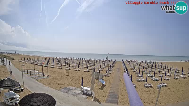 Der Strand Villaggio Mare Blu webcam Bibione Pineda – Italien