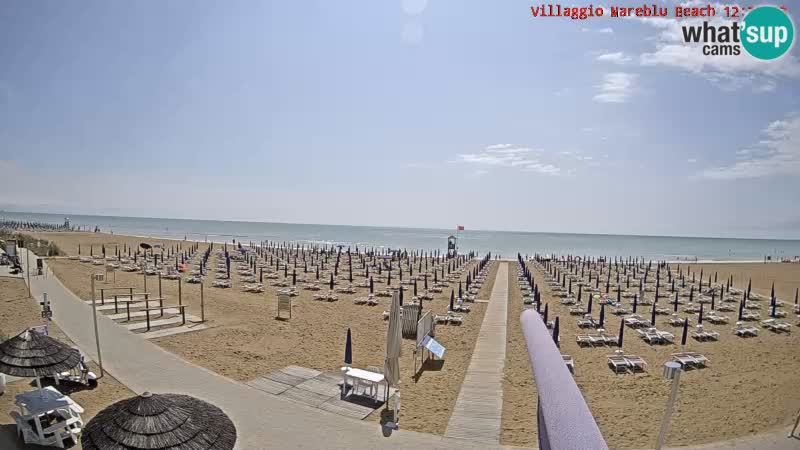 Der Strand Villaggio Mare Blu webcam Bibione Pineda – Italien