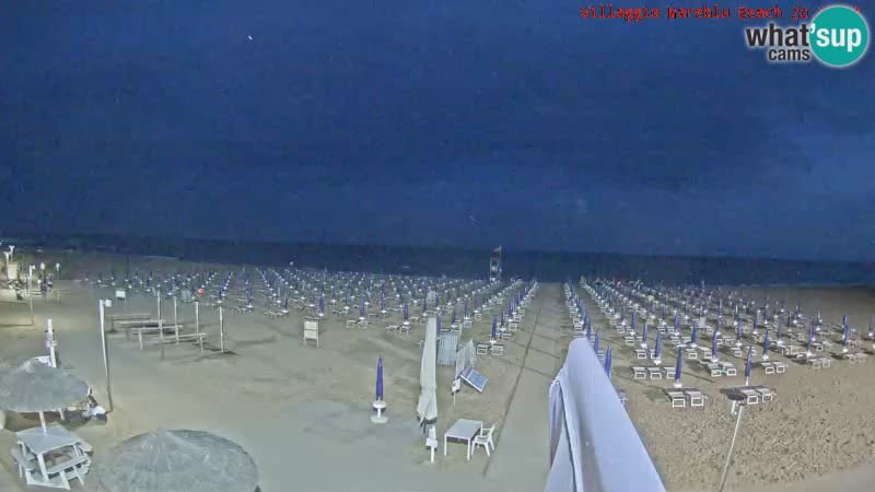 The beach Livecam Villaggio Mare Blu Bibione Pineda – Italy