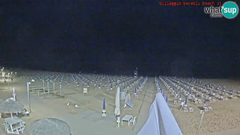 The beach Livecam Villaggio Mare Blu Bibione Pineda – Italy