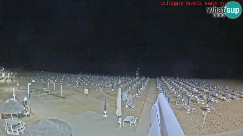 The beach Livecam Villaggio Mare Blu Bibione Pineda – Italy