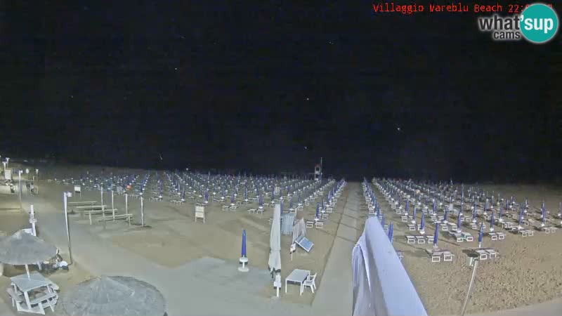 Web kamera uživo na plaži Villaggio Mare Blu Bibione Pineda – Italija