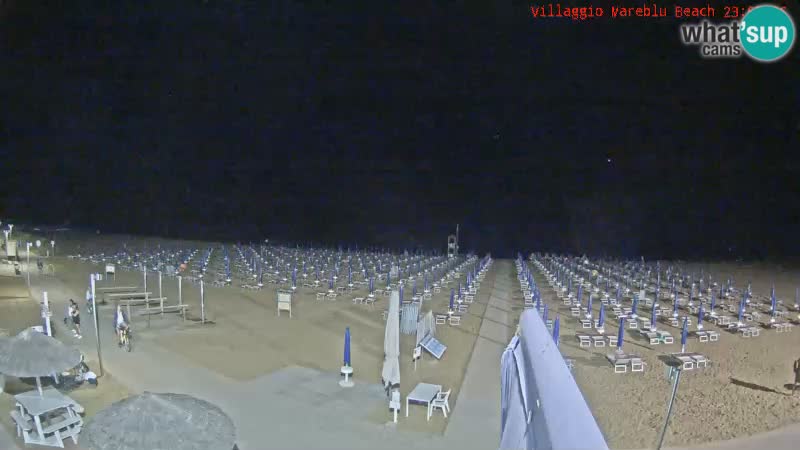 Spiaggia Webcam Villaggio Mare Blu Bibione Pineda
