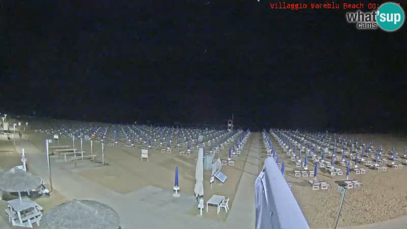 Spiaggia Webcam Villaggio Mare Blu Bibione Pineda