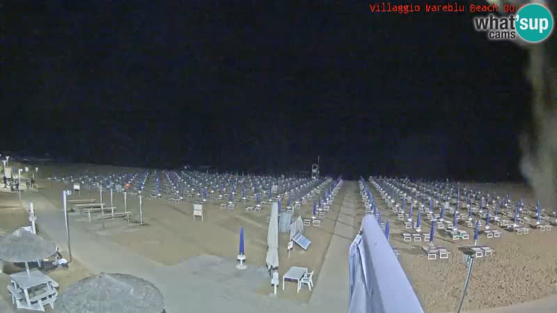 The beach Livecam Villaggio Mare Blu Bibione Pineda – Italy