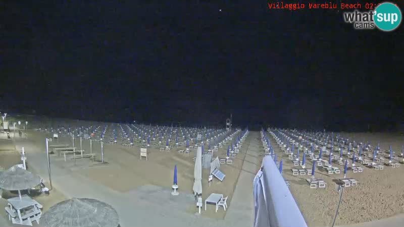 Spiaggia Webcam Villaggio Mare Blu Bibione Pineda