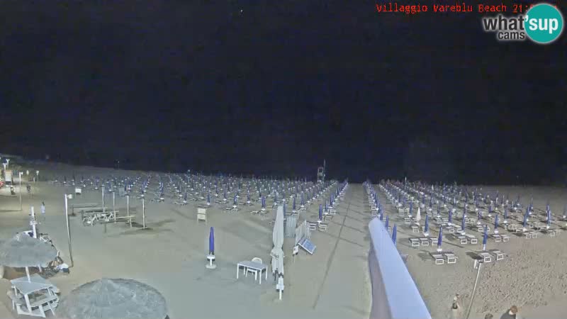 Playa webcam en vivo Villaggio Mare Blu Bibione Pineda – Italia