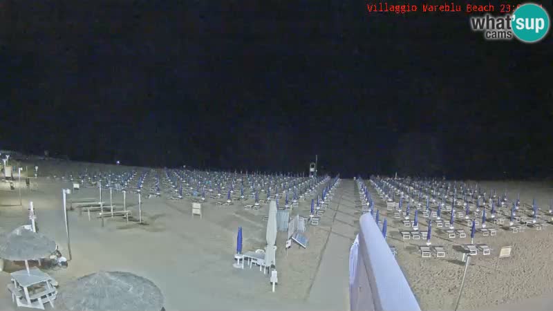 Spiaggia Webcam Villaggio Mare Blu Bibione Pineda