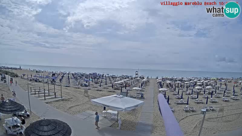 Der Strand Villaggio Mare Blu webcam Bibione Pineda – Italien