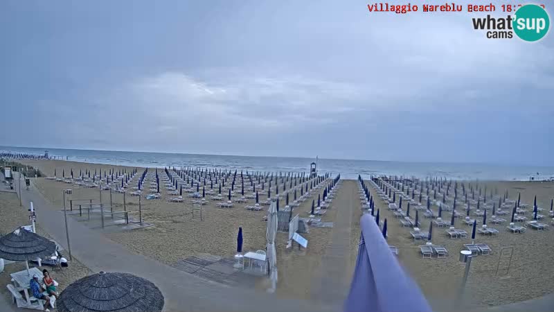 Playa webcam en vivo Villaggio Mare Blu Bibione Pineda – Italia