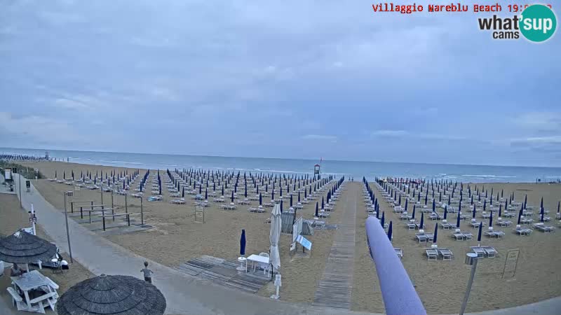 Der Strand Villaggio Mare Blu webcam Bibione Pineda – Italien