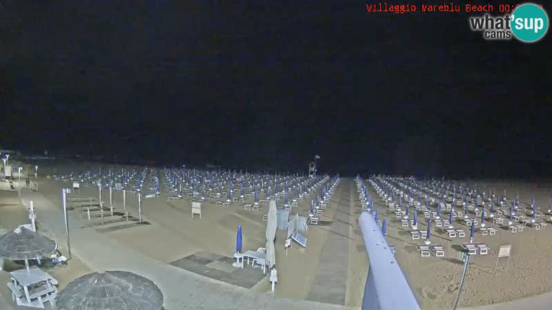 Web kamera uživo na plaži Villaggio Mare Blu Bibione Pineda – Italija