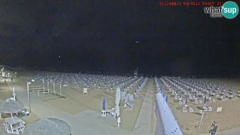 Spiaggia Webcam Villaggio Mare Blu Bibione Pineda