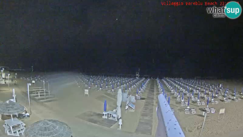 Playa webcam en vivo Villaggio Mare Blu Bibione Pineda – Italia