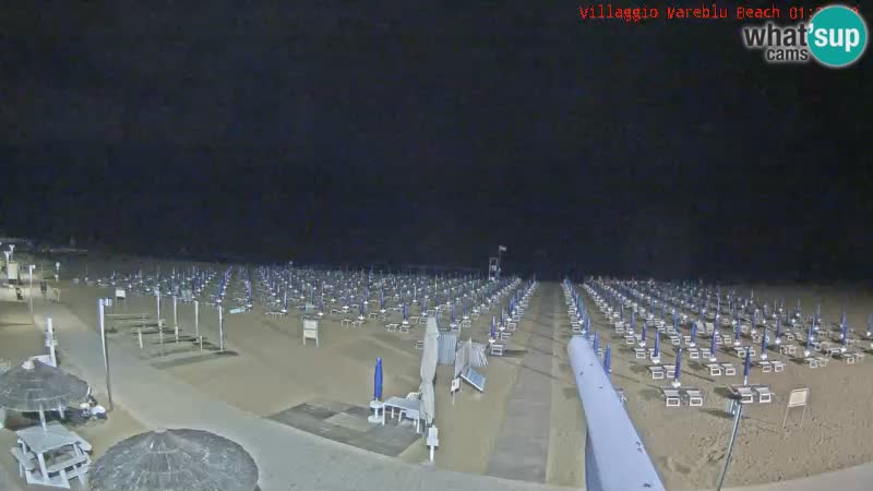 Web kamera uživo na plaži Villaggio Mare Blu Bibione Pineda – Italija