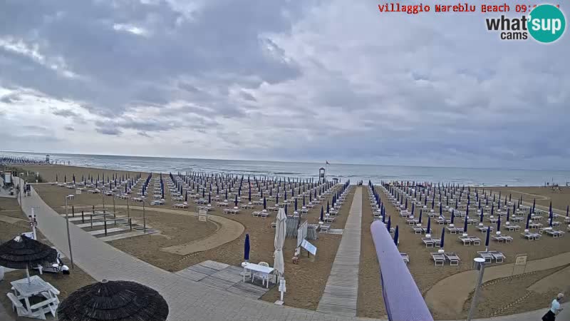 Der Strand Villaggio Mare Blu webcam Bibione Pineda – Italien