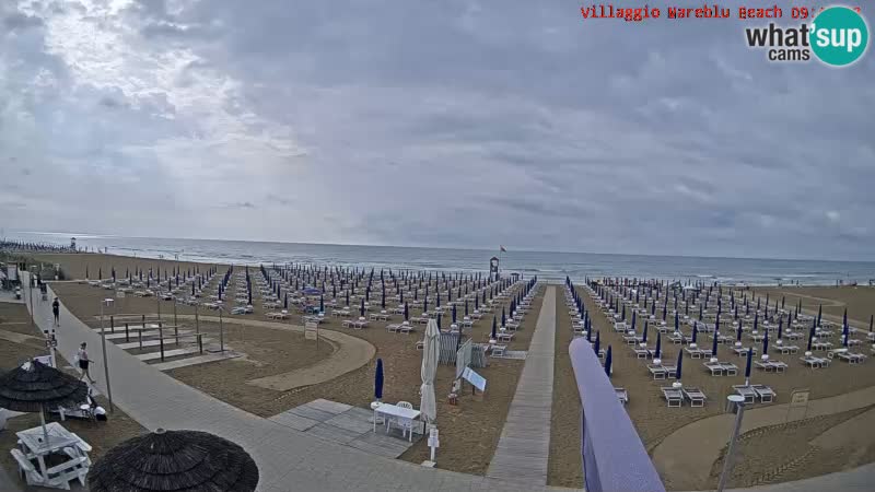 Der Strand Villaggio Mare Blu webcam Bibione Pineda – Italien