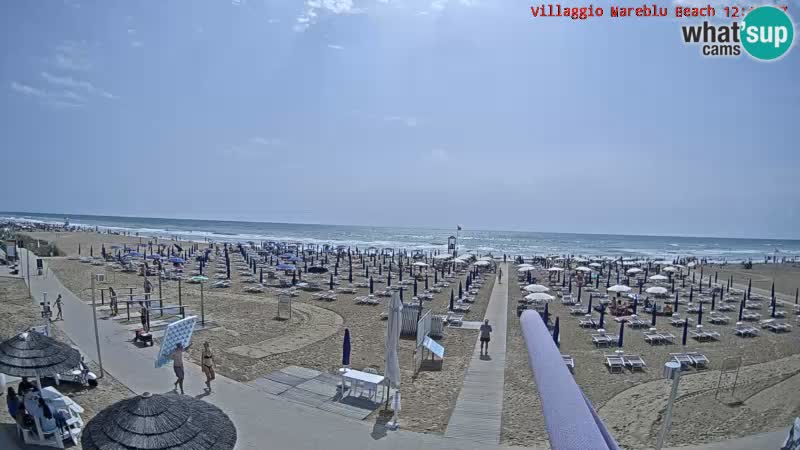 Der Strand Villaggio Mare Blu webcam Bibione Pineda – Italien