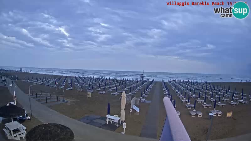 Web kamera uživo na plaži Villaggio Mare Blu Bibione Pineda – Italija