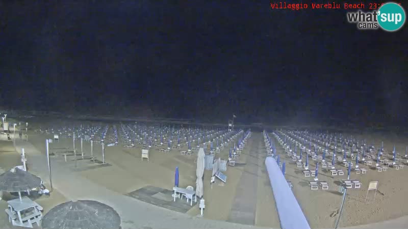 Webcam en direct de la plage Villaggio Mare Blu Bibione Pineda – Italie