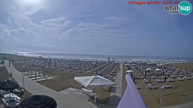 Der Strand Villaggio Mare Blu webcam Bibione Pineda – Italien