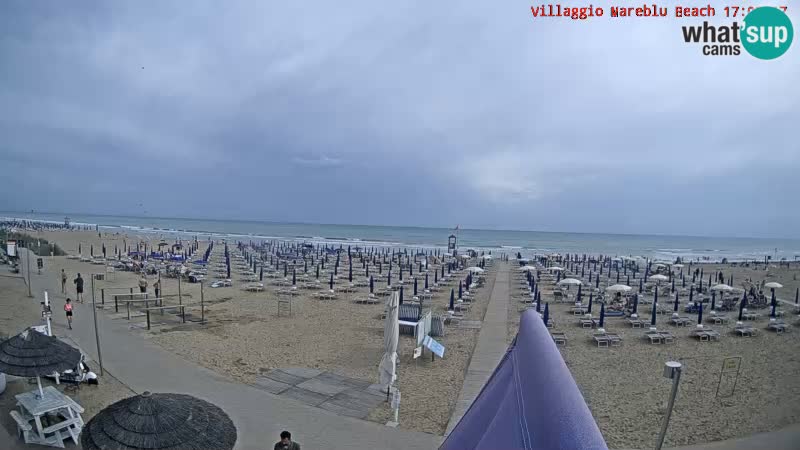 Der Strand Villaggio Mare Blu webcam Bibione Pineda – Italien