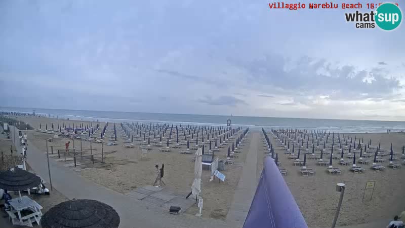 The beach Livecam Villaggio Mare Blu Bibione Pineda – Italy