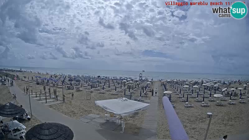 Der Strand Villaggio Mare Blu webcam Bibione Pineda – Italien